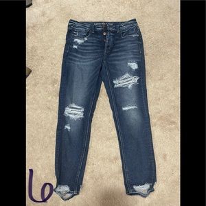 High waisted mom jeans